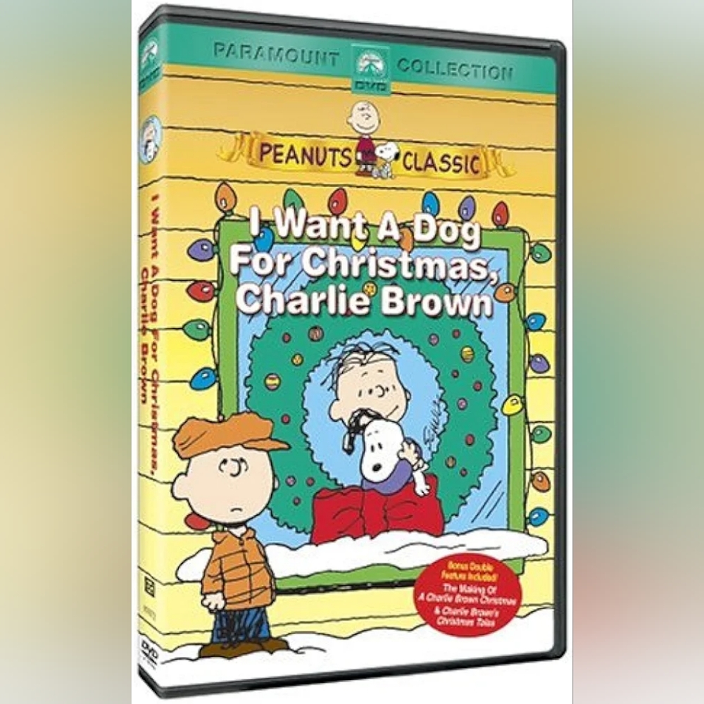 I Want a Dog for Christmas, Charlie Brown. New DVD in Shrink Wrap.